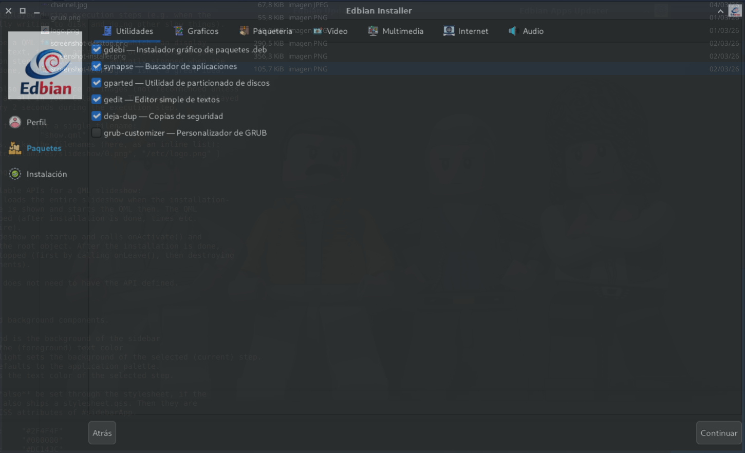 Edbian installer